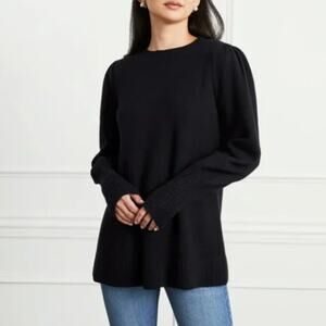 NWT Hill House Silvia Sweater in Black 100% Merino Wool